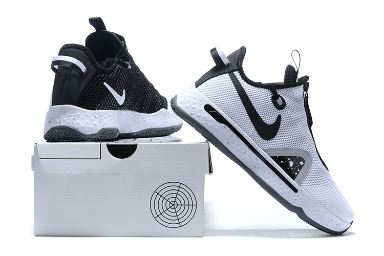 2020 Nike Paul George IV White Black Sole